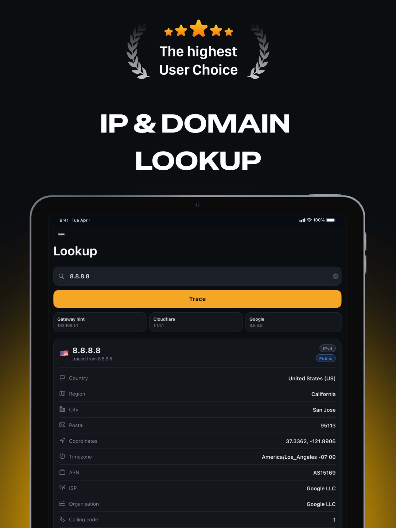 Screenshot 5 of Eldric – IP Lookup