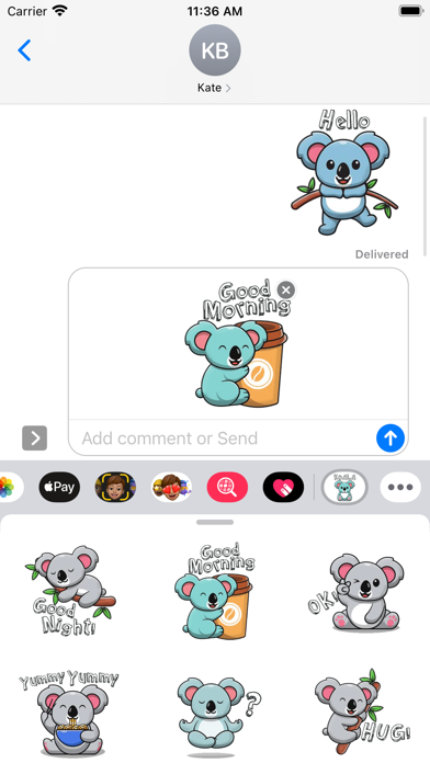 Koala Baby Stickers Screenshot