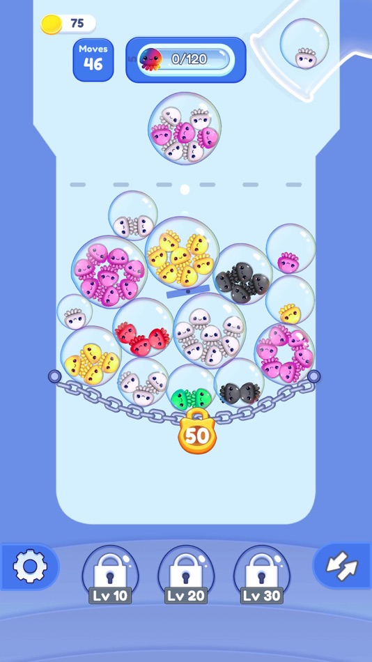 #5. Drop & Sort Jellyfish (iOS) By: Voodoo