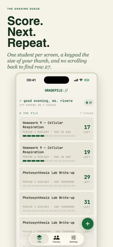 Libreta de Notas : GRADEPILE screenshot 3 of 10