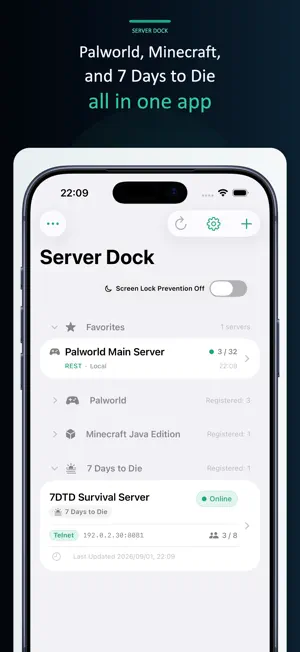 Server Dock screenshot 1