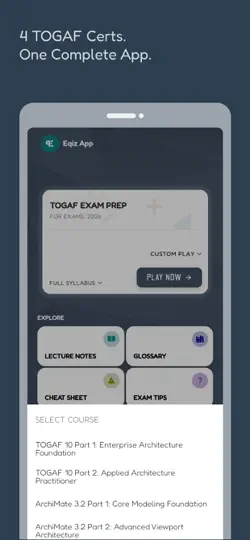TOGAF 10 Exam Prep: With AI iPhone Screenshot 2