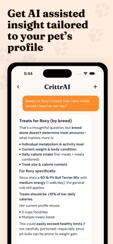 Pet Care Tracker - Crittr Screenshot 5 of 6