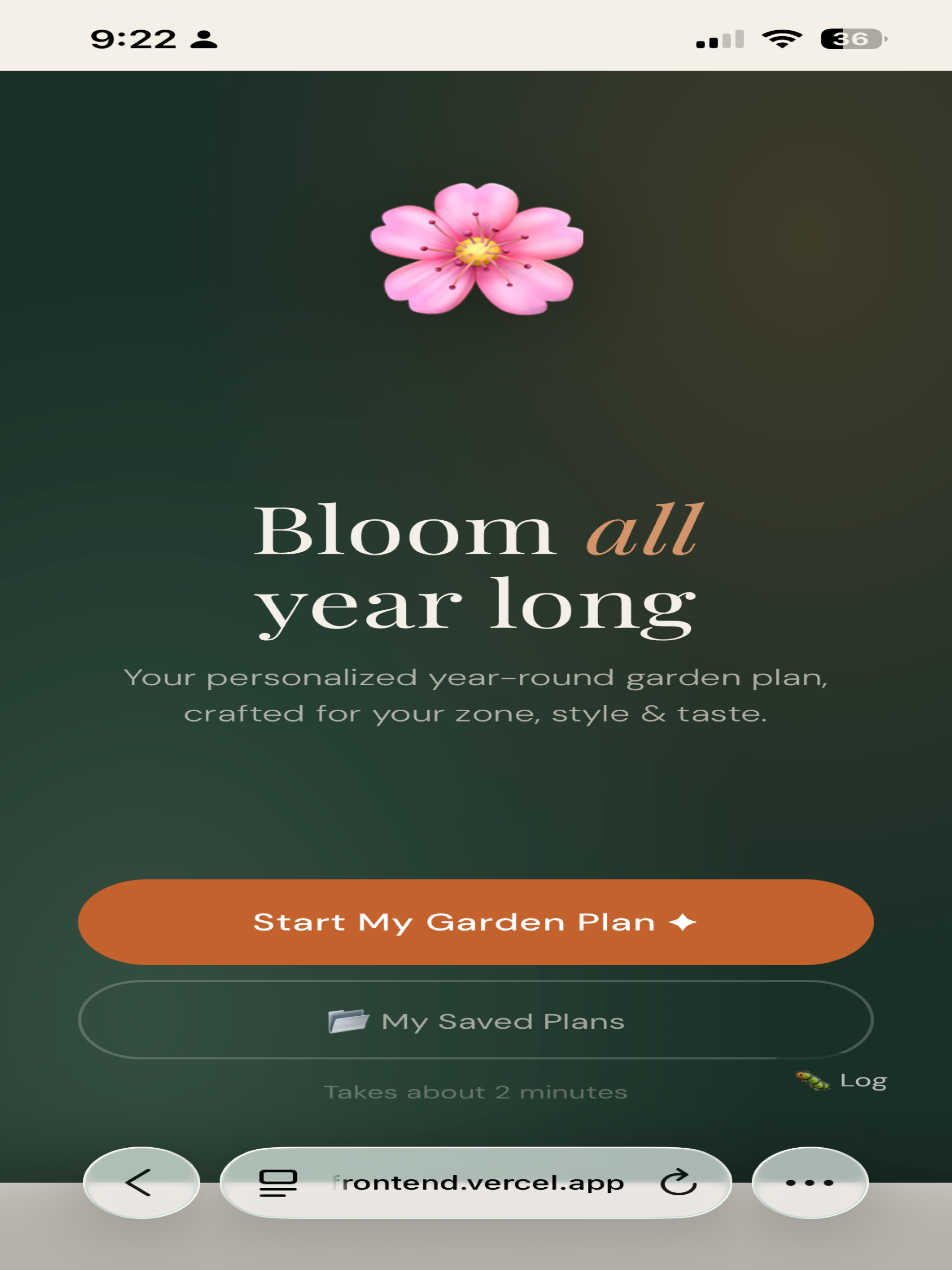 Bloom Planner App