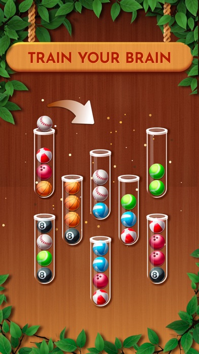 Woody Sort: Ball Sort Puzzle Screenshot