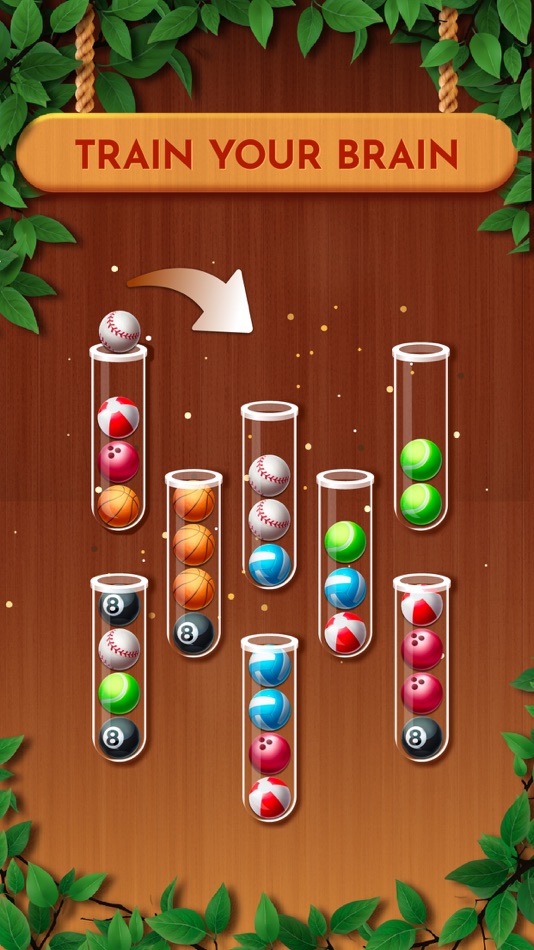 #2. Woody Sort: Ball Sort Puzzle (iOS) От: UNICO STUDIO