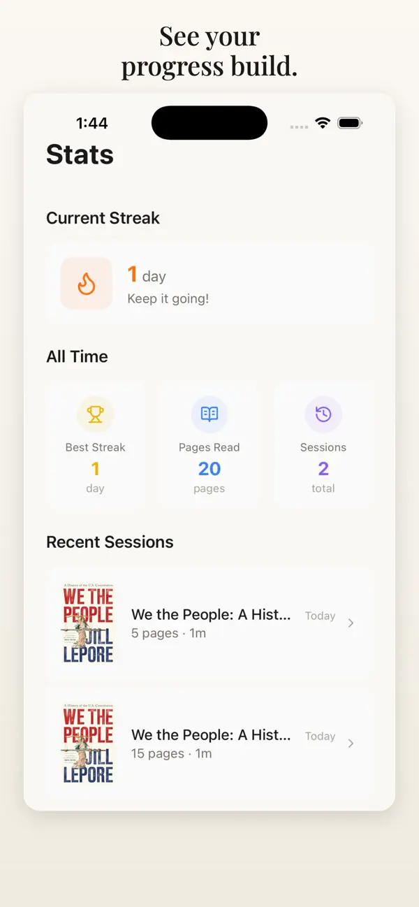 #1. Offshelf: Focus Reading Timer (iOS) Podle: Austin Burgard