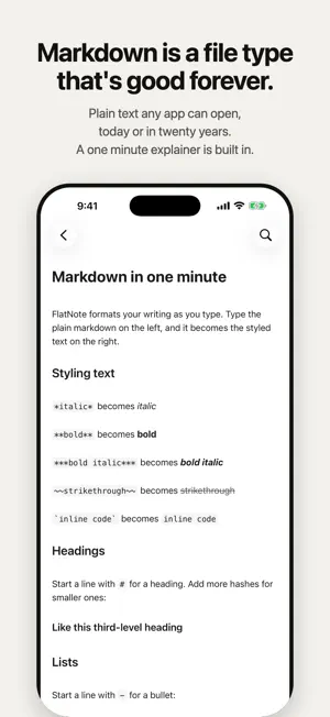 FlatNote screenshot 3