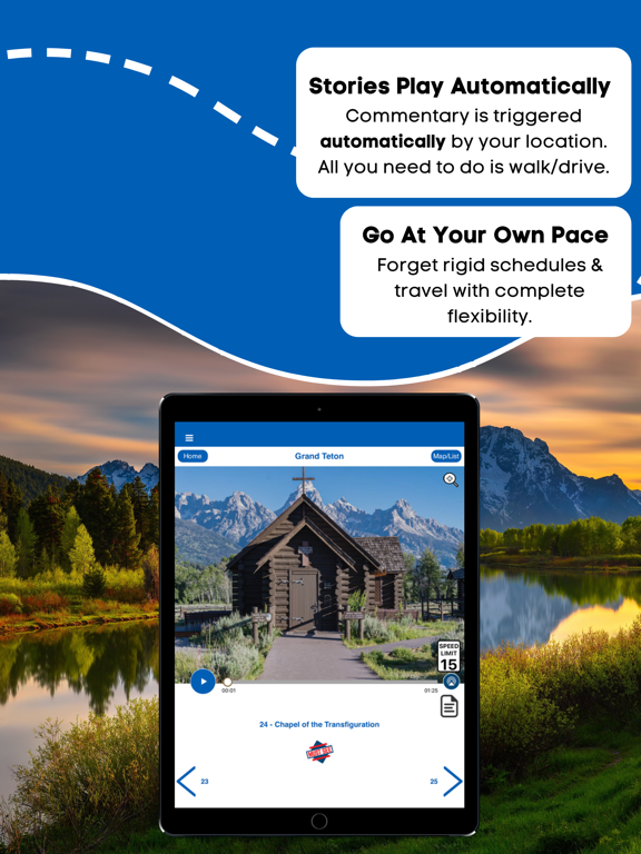 Grand Teton National Park Tour iPad screenshot 3 - Travel app