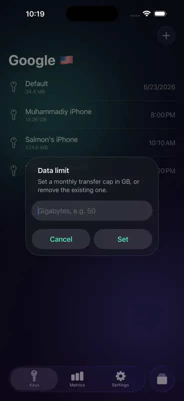 Outline Server Manager screenshot 1 of 5