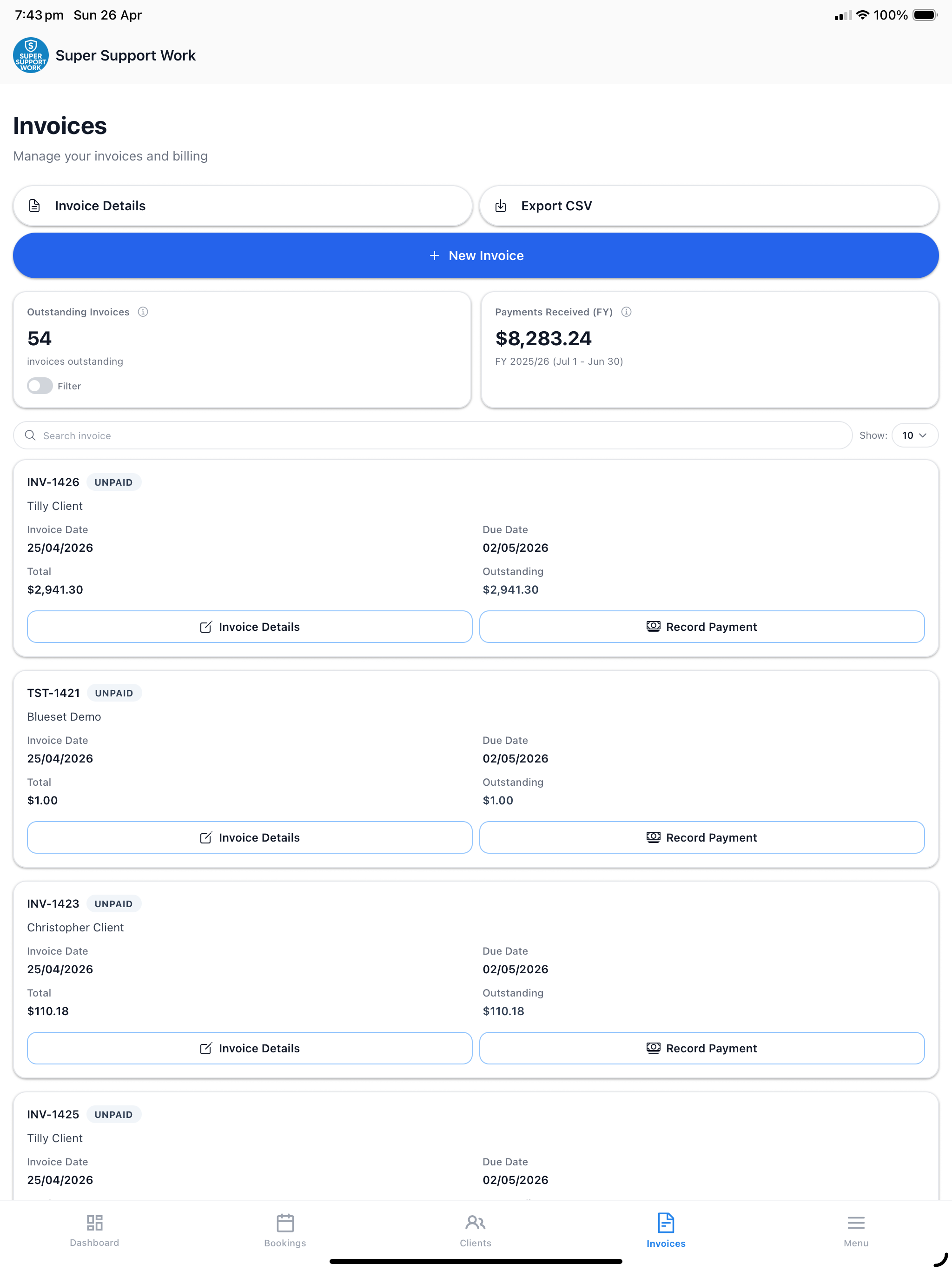Blueset App
