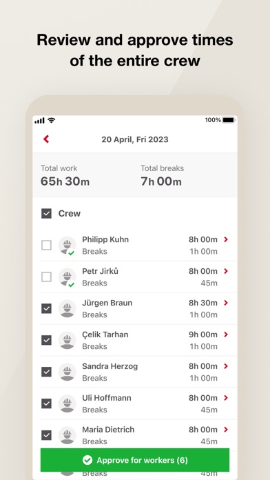 Hilti CrewCenter Screenshot