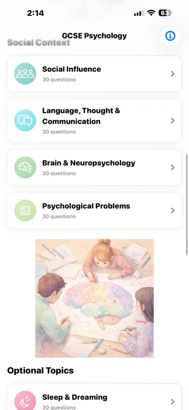 GCSE Psychology screenshot 2 of 7