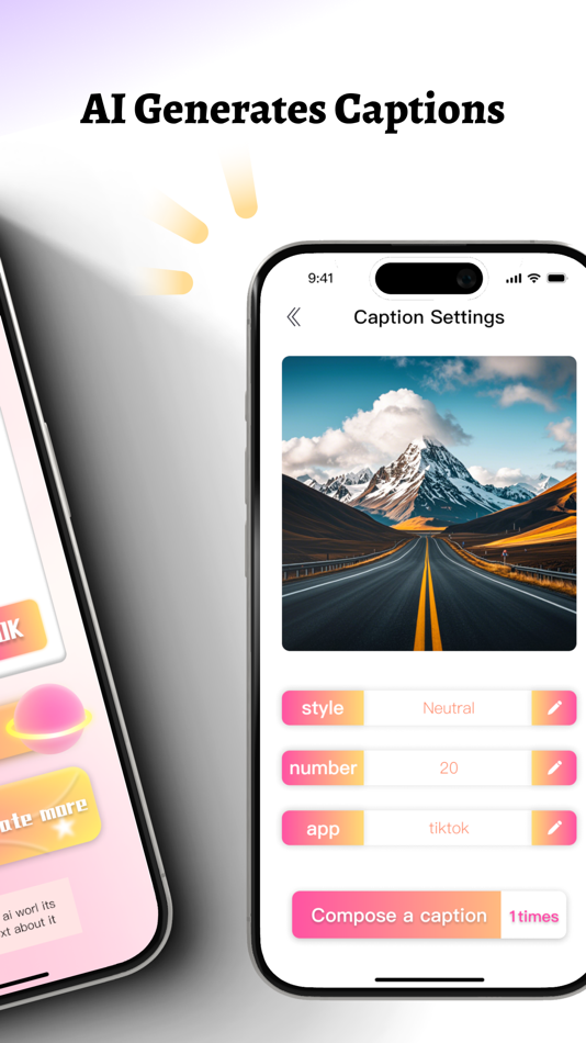 #2. Caption Genie AI More Generate (iOS) 由: Habib Ullah Khan Shahani