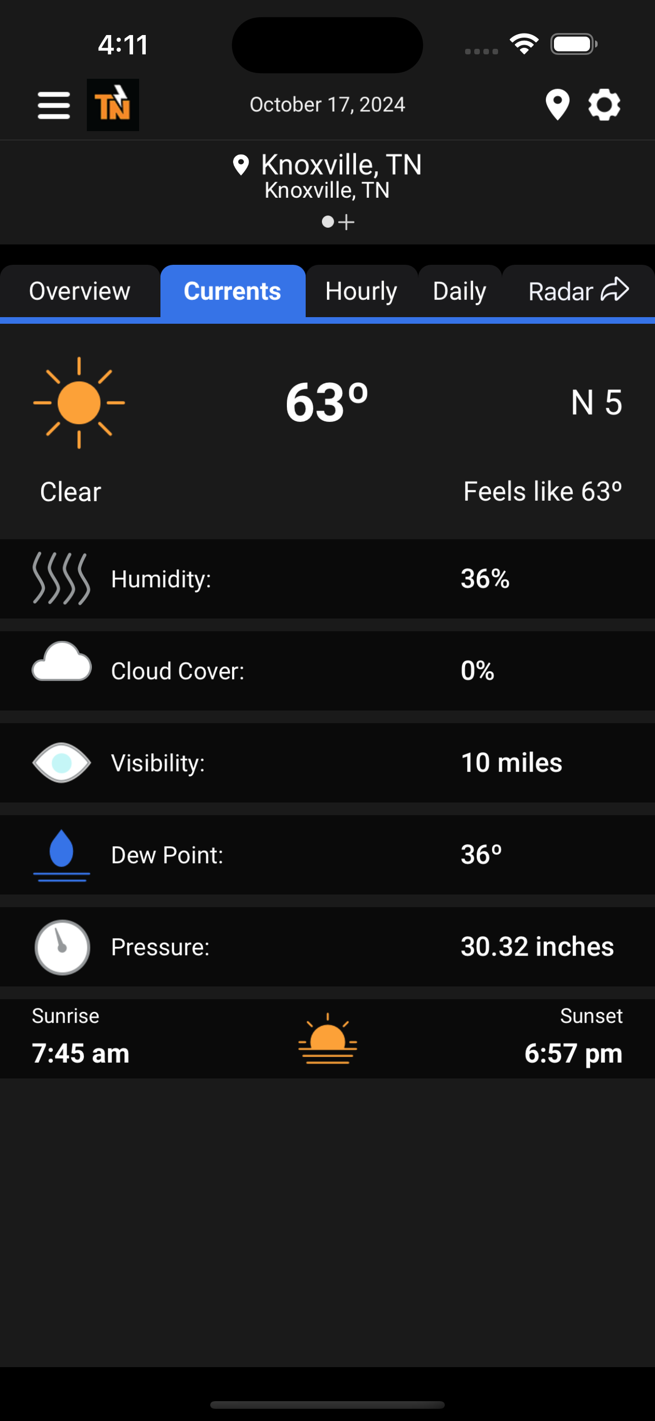eastTNweather
