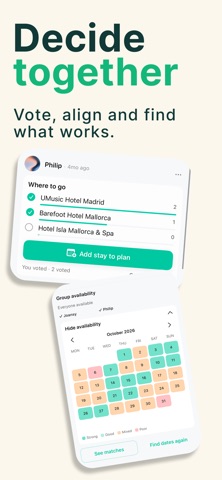 Awaii - Shared Travel Planner iPhone screenshot