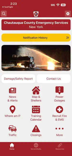 Chautauqua County OES screenshot 1