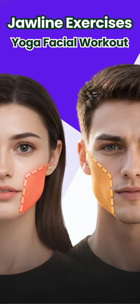 Facial Yoga: Jawline Exercises 下颌线塑形助手应用截图