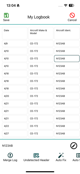 Loggable: Paperless Logbook Screenshot 3 of 4