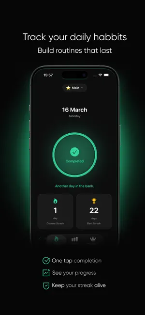 NotZero: Habit Tracker screenshot 1