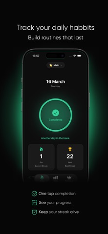 NotZero: Habit Tracker screenshot