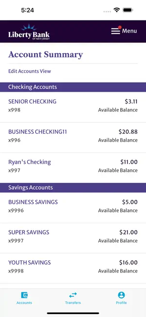 Liberty Bank of NJ screenshot 3
