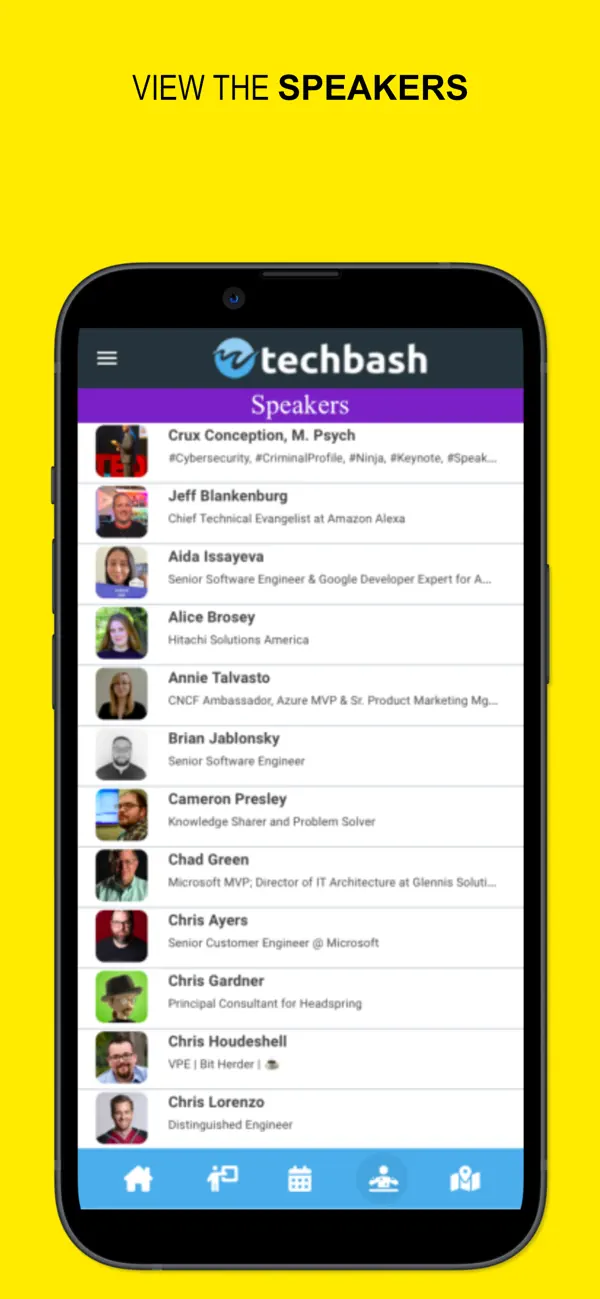 #3. TechBash (iOS) Podle: Penn Street Design, LLC.