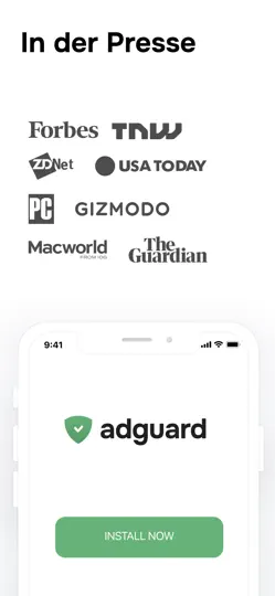 Screenshot von AdGuard: Adblock, Privacy, DNS auf dem iPhone 7