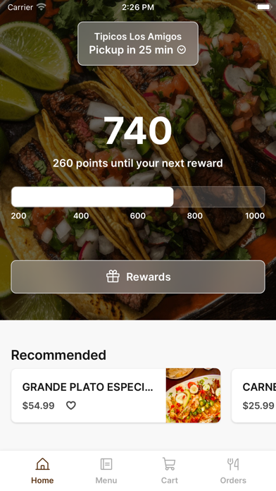 Tipicos Los Amigos iPhone screenshot 1 - Food & Drink app