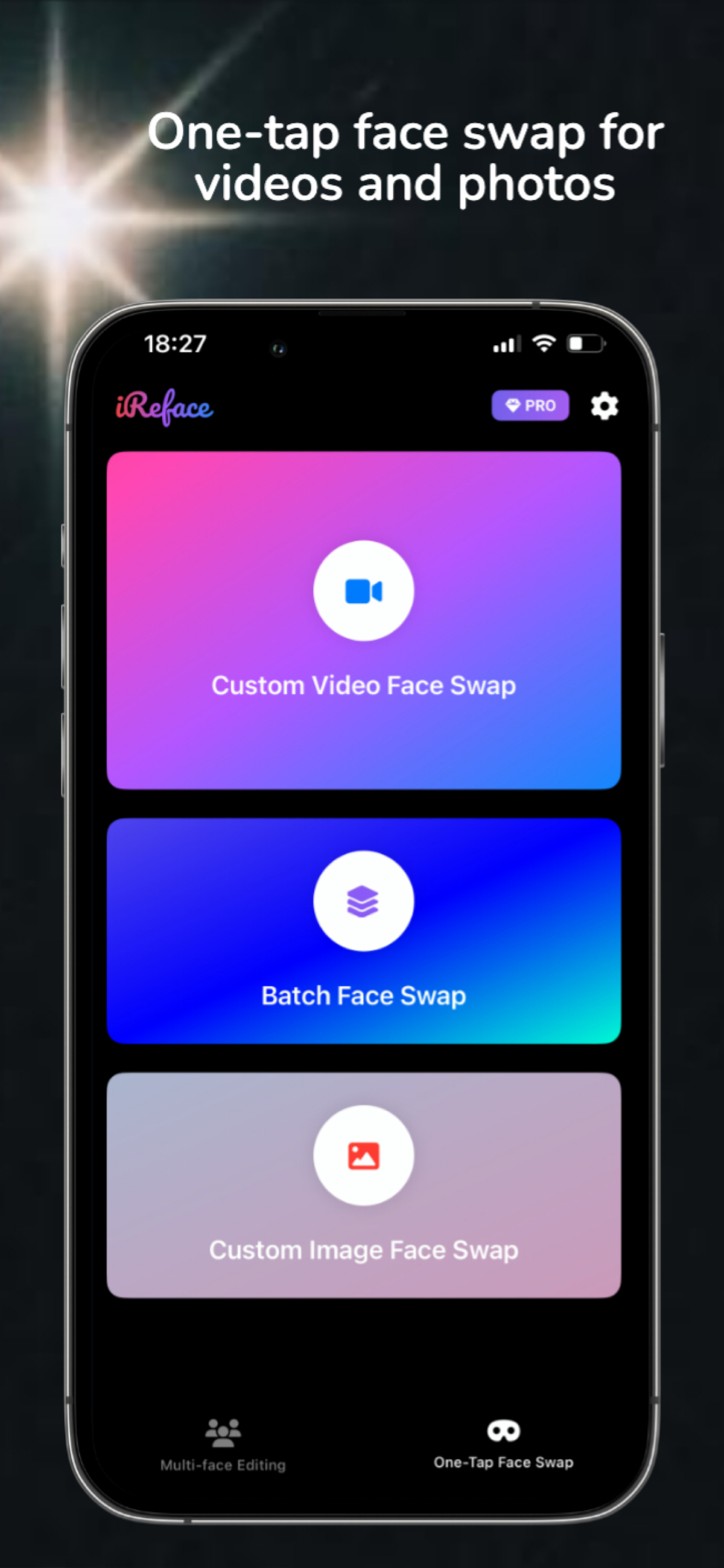 iReface – AI Face Swap Maker