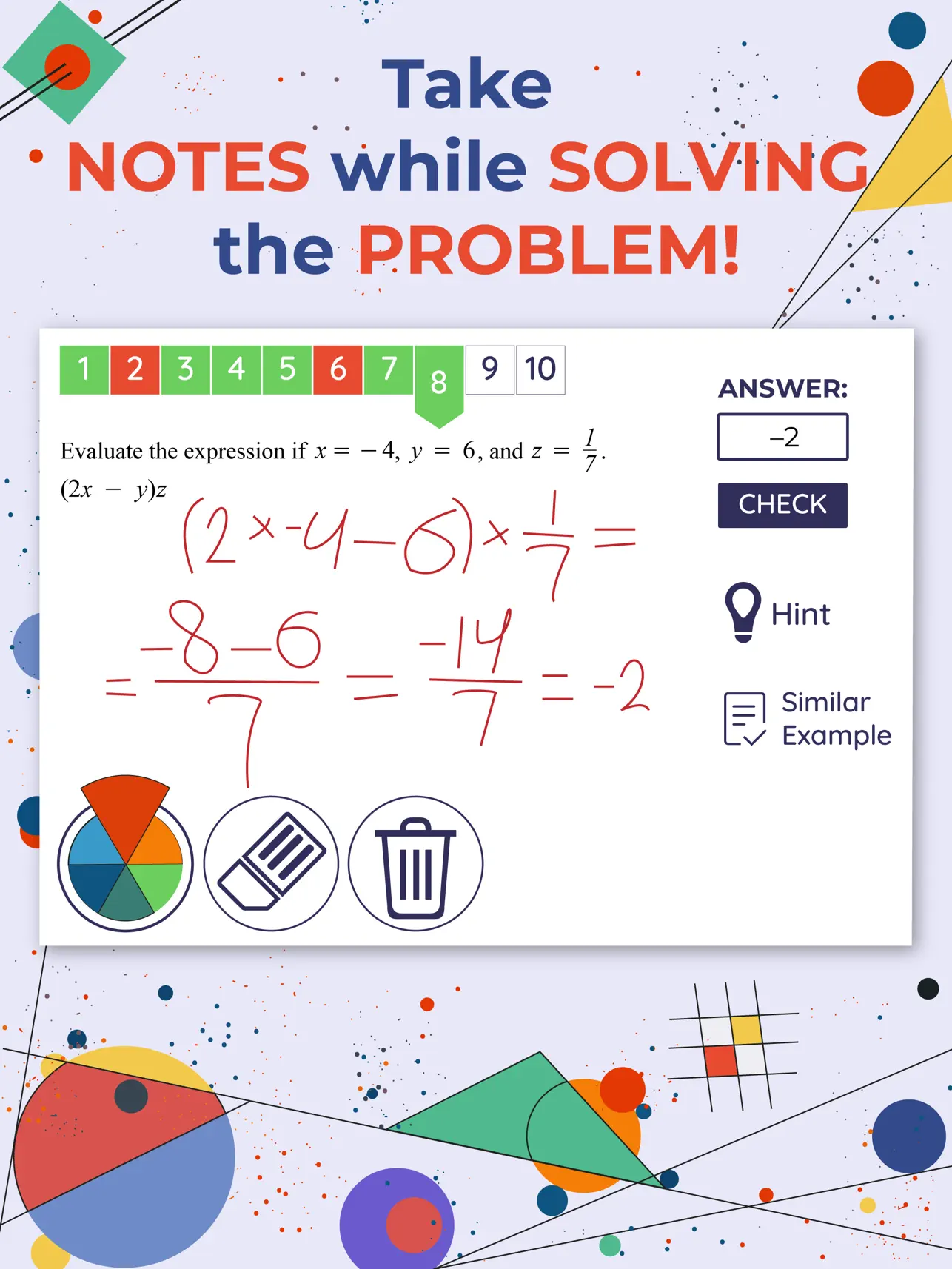 Screenshot #5 pour PixelMath: Middle School