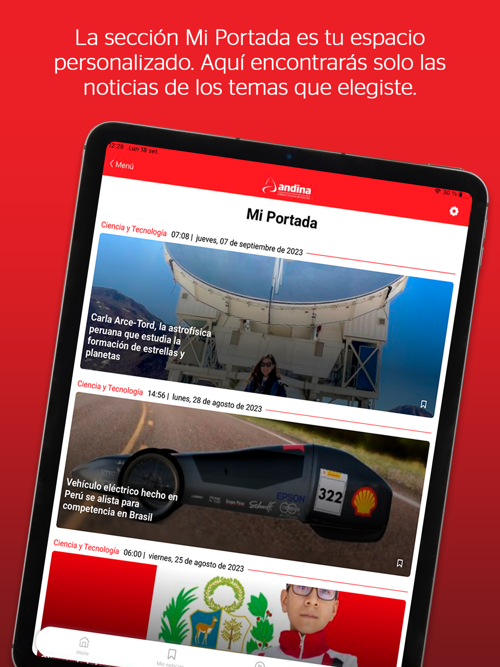 Agencia Andina screenshot 8