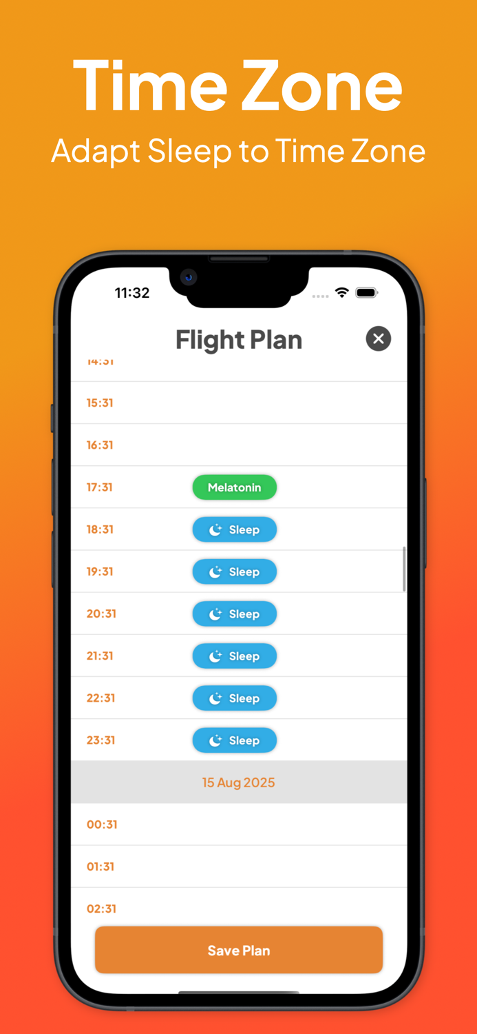 Time Zone Shifter for Jet Lag