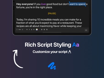 Teleprompter - InCue iPad screenshot