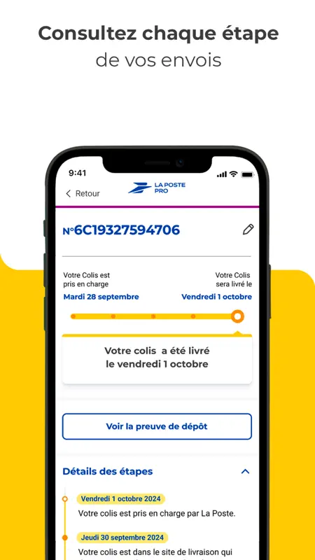 La Poste PRO – Envoi et suivi screenshot 4 of 7