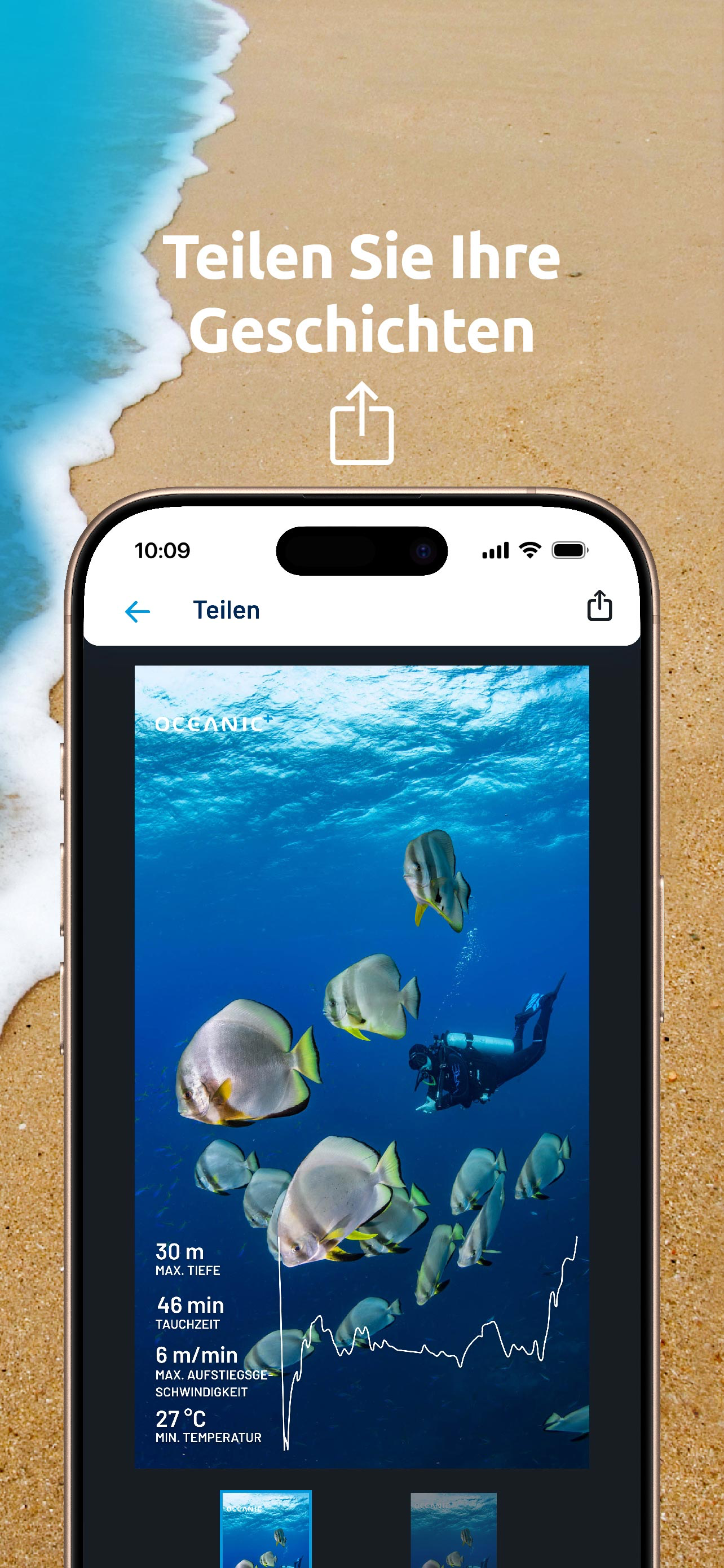 Tauchen, Smartwatch | Oceanic+