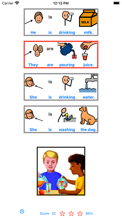 Sentence Match: WHOisDOingWHAT Screenshot