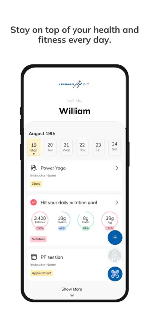 LennarFit screenshot 2