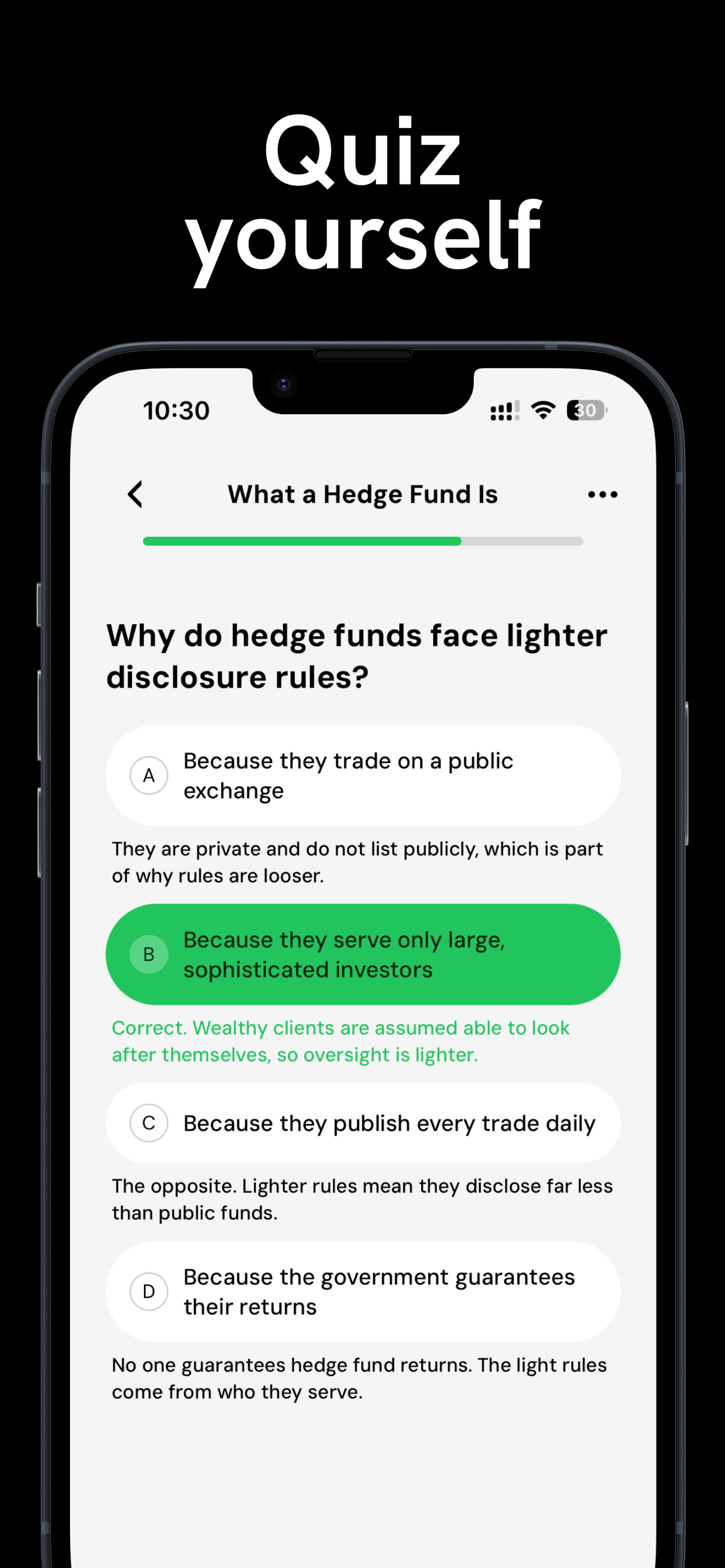 Brevity: Learn Investing screenshot 4
