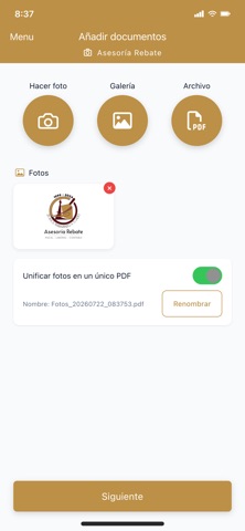 REBATE Y MUÑOZ screenshot