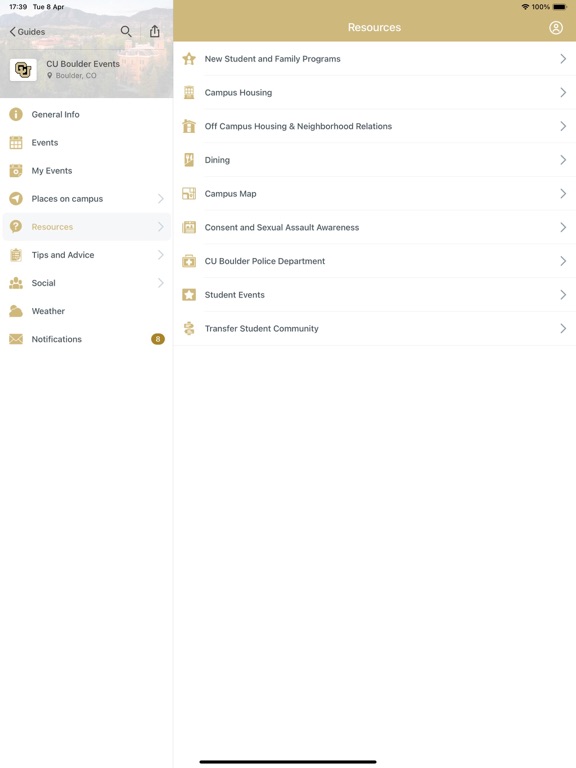 Screenshot #5 pour CU Boulder Life