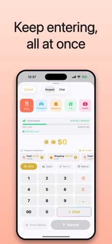 WeSpend - Snap or chat to log Screenshot 3 of 6