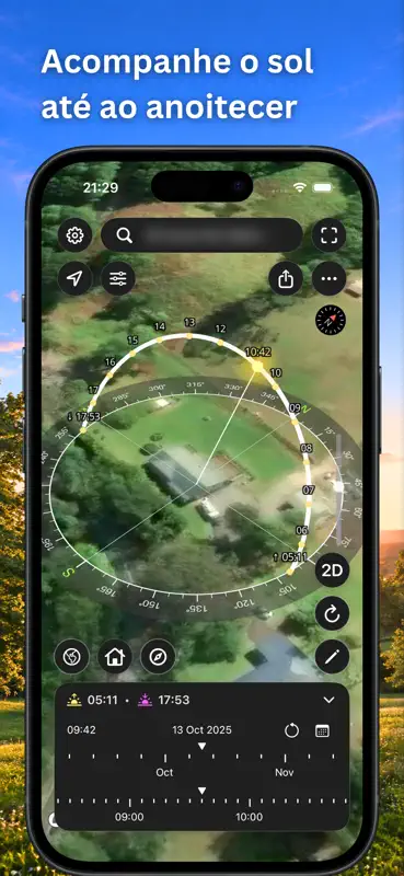 Sun Finder: Luz solar e sombra screenshot 2 of 9