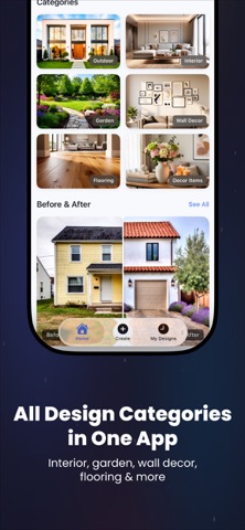 AI Interior Home Design App iPhone screenshot