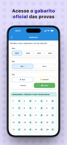 Enem 2026 Questões e Simulados screenshot