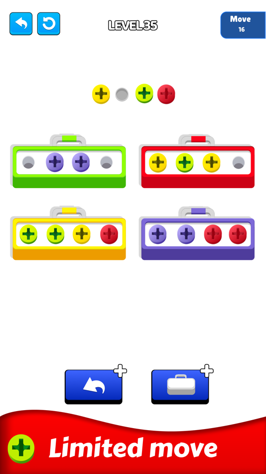 #5. Screw Sort! (iOS) 由: Jaymin Sorathiya