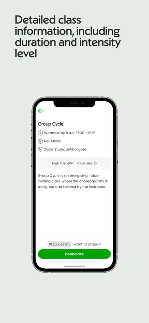 Nuffield Health iPhone screenshot 1