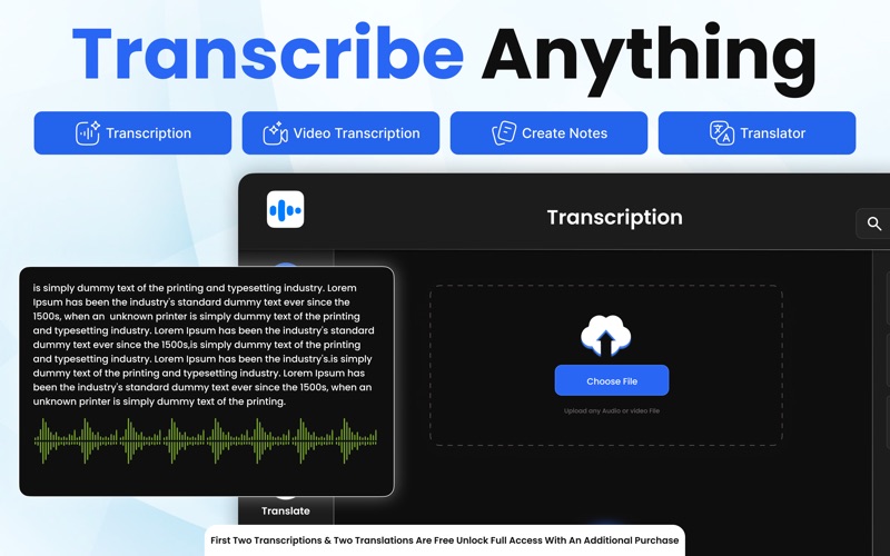 AI Transcribe: Pro Note Taker Screenshot