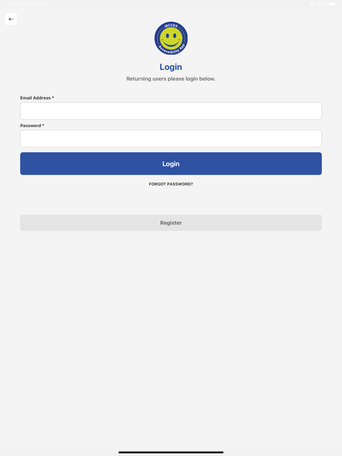 IBCCES Accessibility App