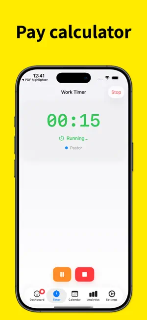 Work Hours & Pay Calculator ® screenshot 3